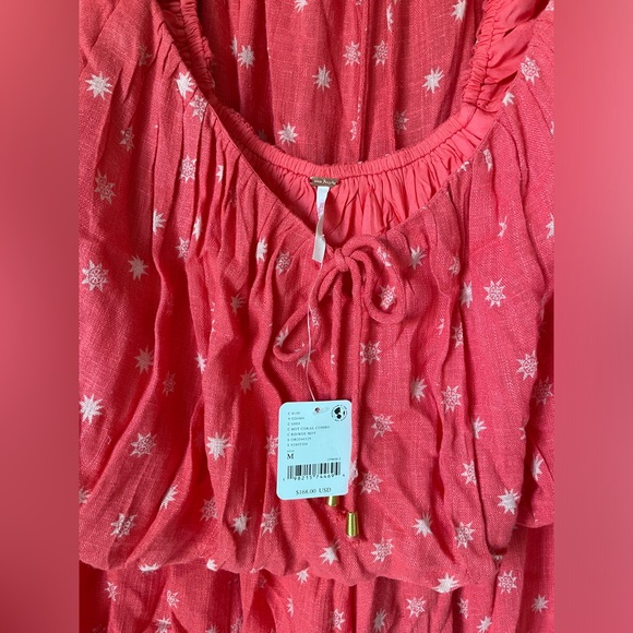 NEW Free People This Love Set In Hot Coral Combo - Picture 11 of 17